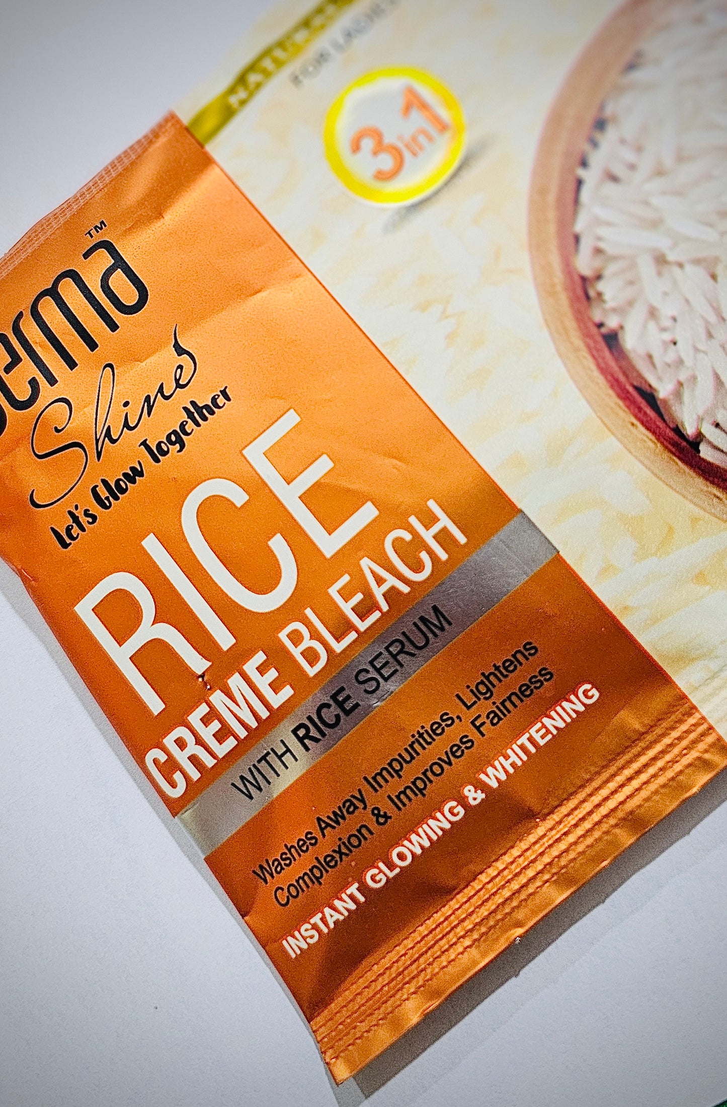 Rice Cream Bleach 3 in 1