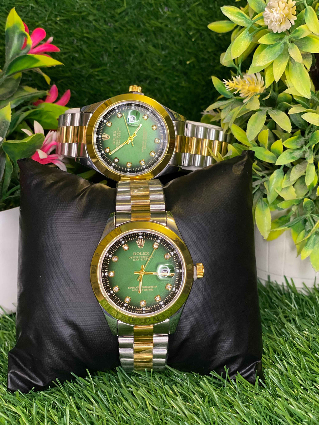 Two-Tone Stainless Steel and Gold Timepieces