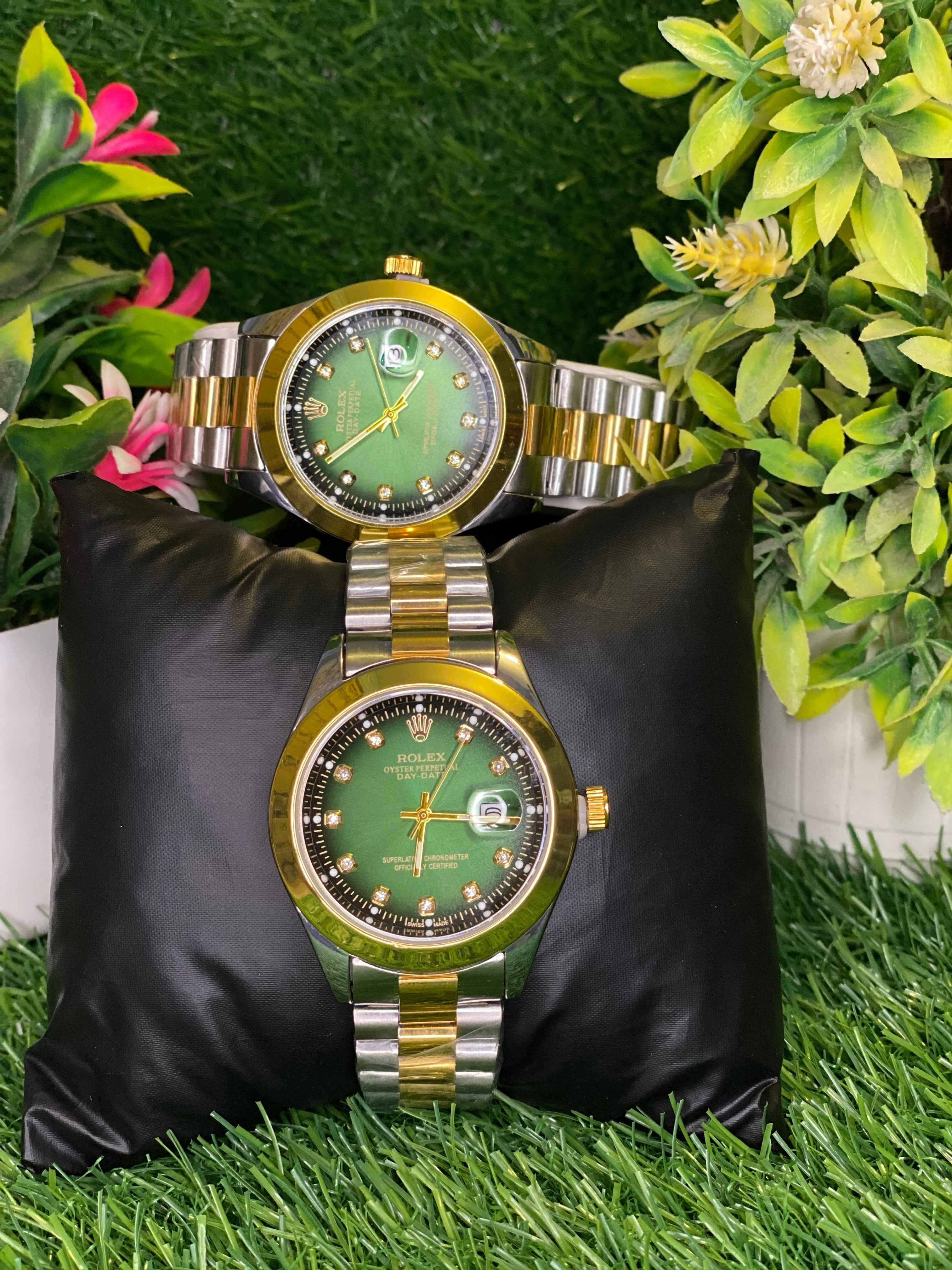 Two-Tone Stainless Steel and Gold Timepieces