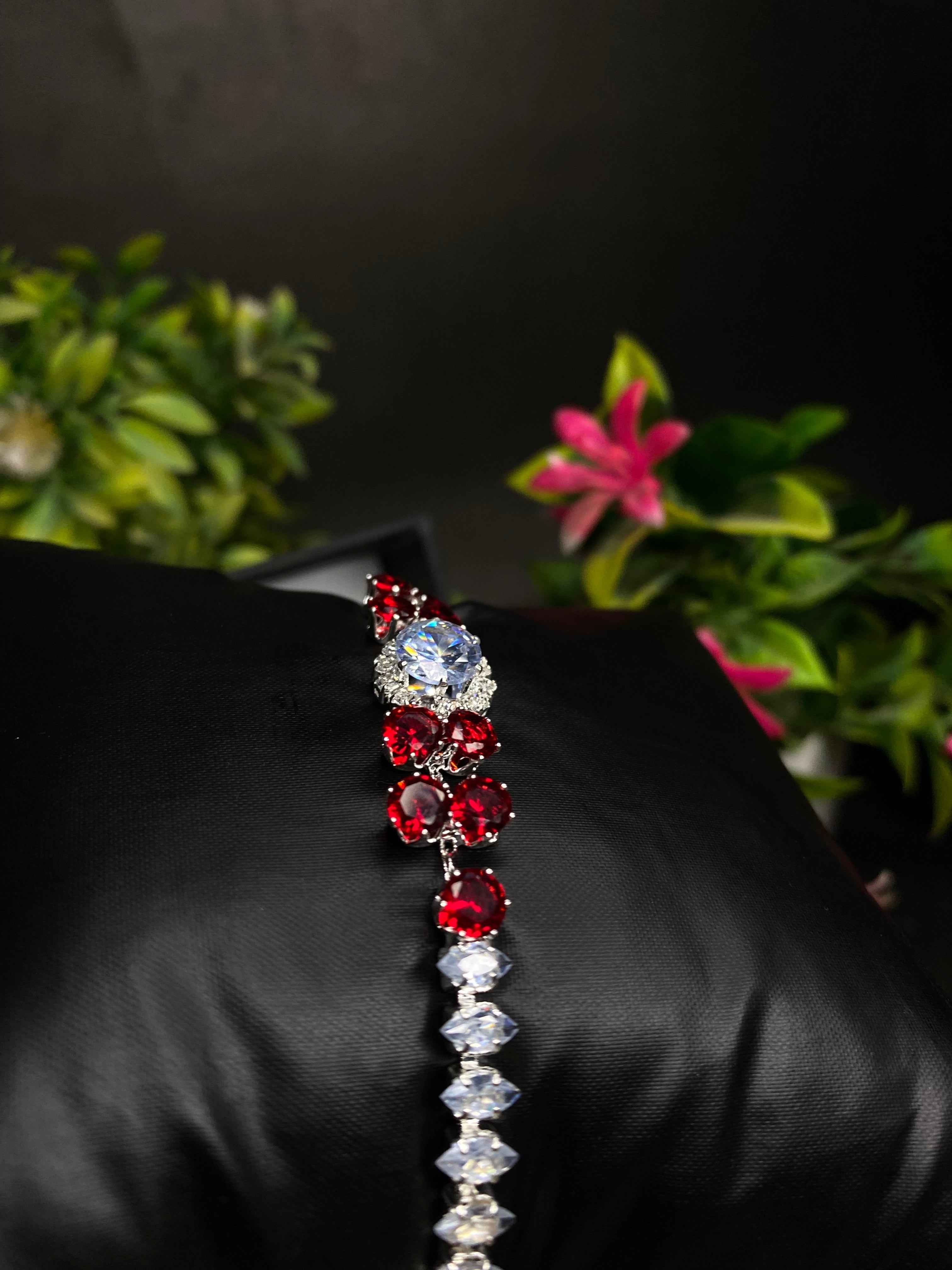 Royal Ruby Radiance Bracelet