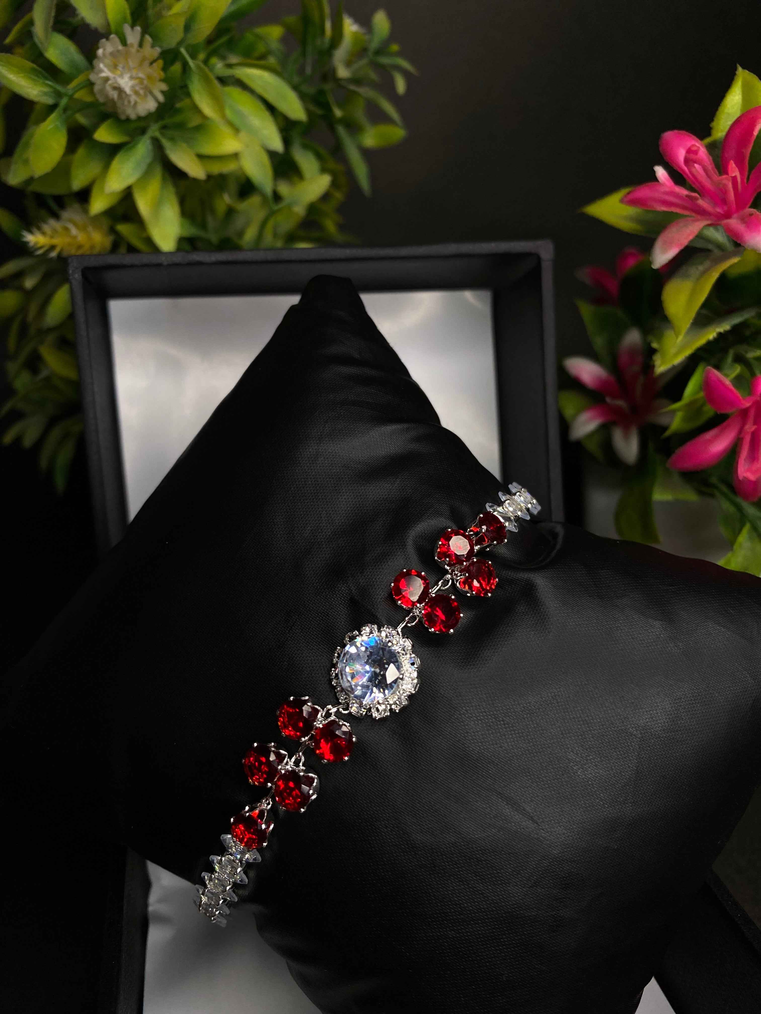 Royal Ruby Radiance Bracelet