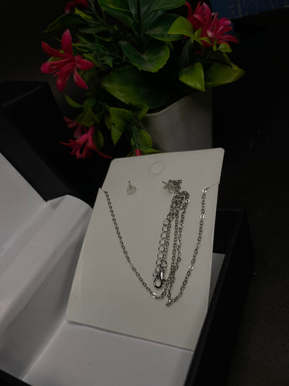 Midnight Elegance Silver Set