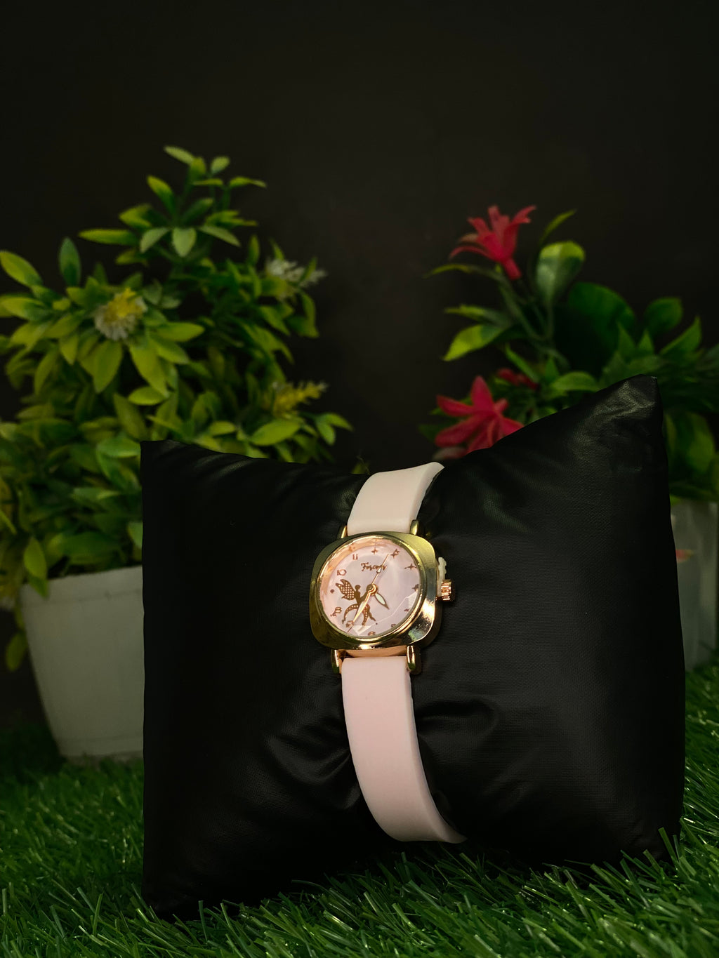 Elegance in Time: The Grace of Gold and Pinkish