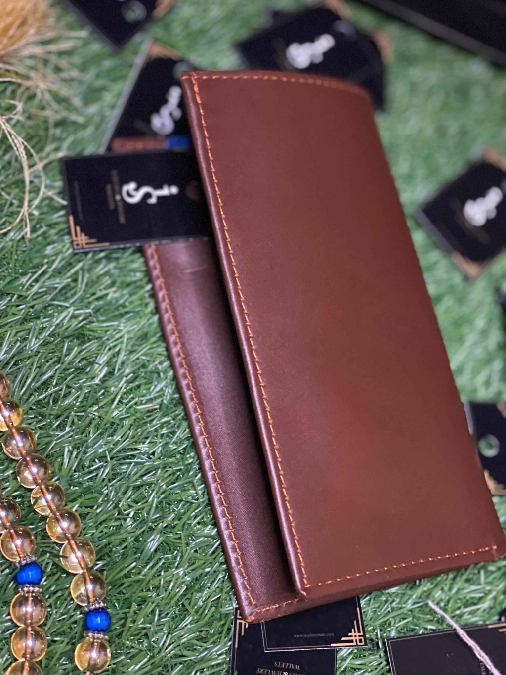 Classic Brown Leather Long Wallet – Sleek, Stylish & Durable Design